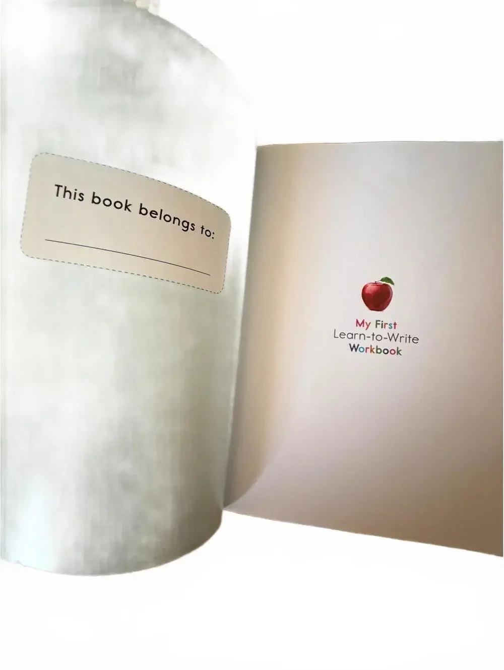 My First Learn-to-Write Workbook by Crystal Radke for Ages 3+